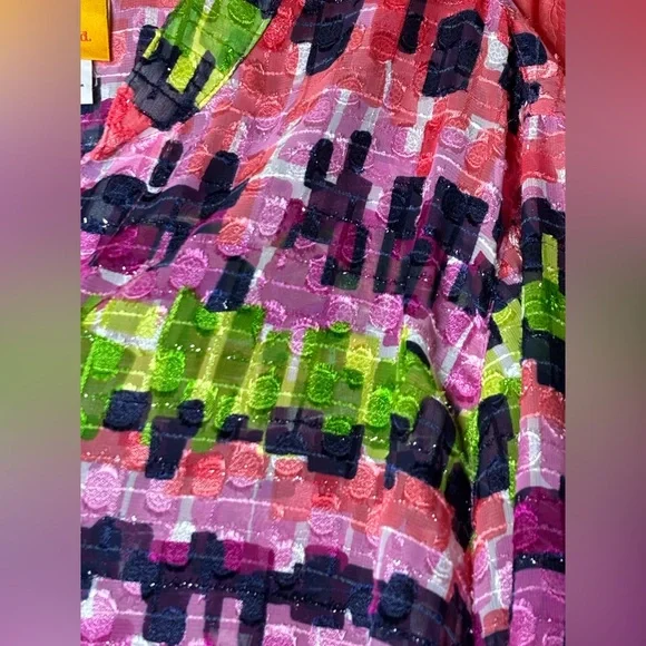 Ruby Rd. Colorful Patterned Button Up - Picture 3 of 4